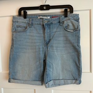Celebrity Pink Bermuda Denim Shorts